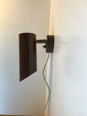 Adjustable Aluminium and Brass Wall Light from Nordisk Solar, 1960s-LCR-771712