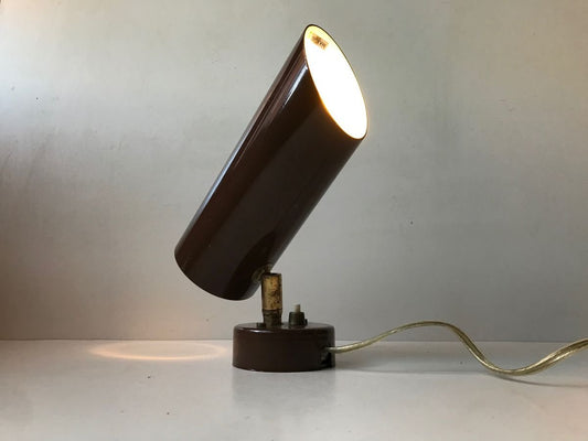 Adjustable Aluminium and Brass Wall Light from Nordisk Solar, 1960s