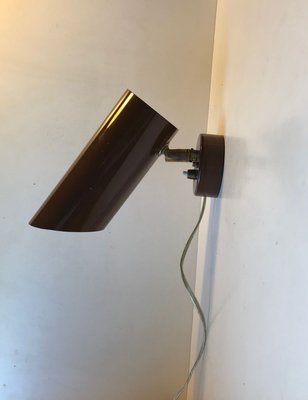 Adjustable Aluminium and Brass Wall Light from Nordisk Solar, 1960s-LCR-771712