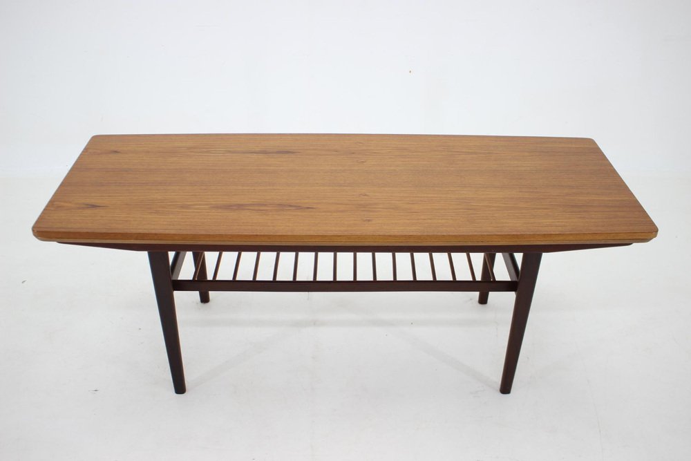 Adjustable and Extendable Teak Coffee Table, Denmark, 1960s