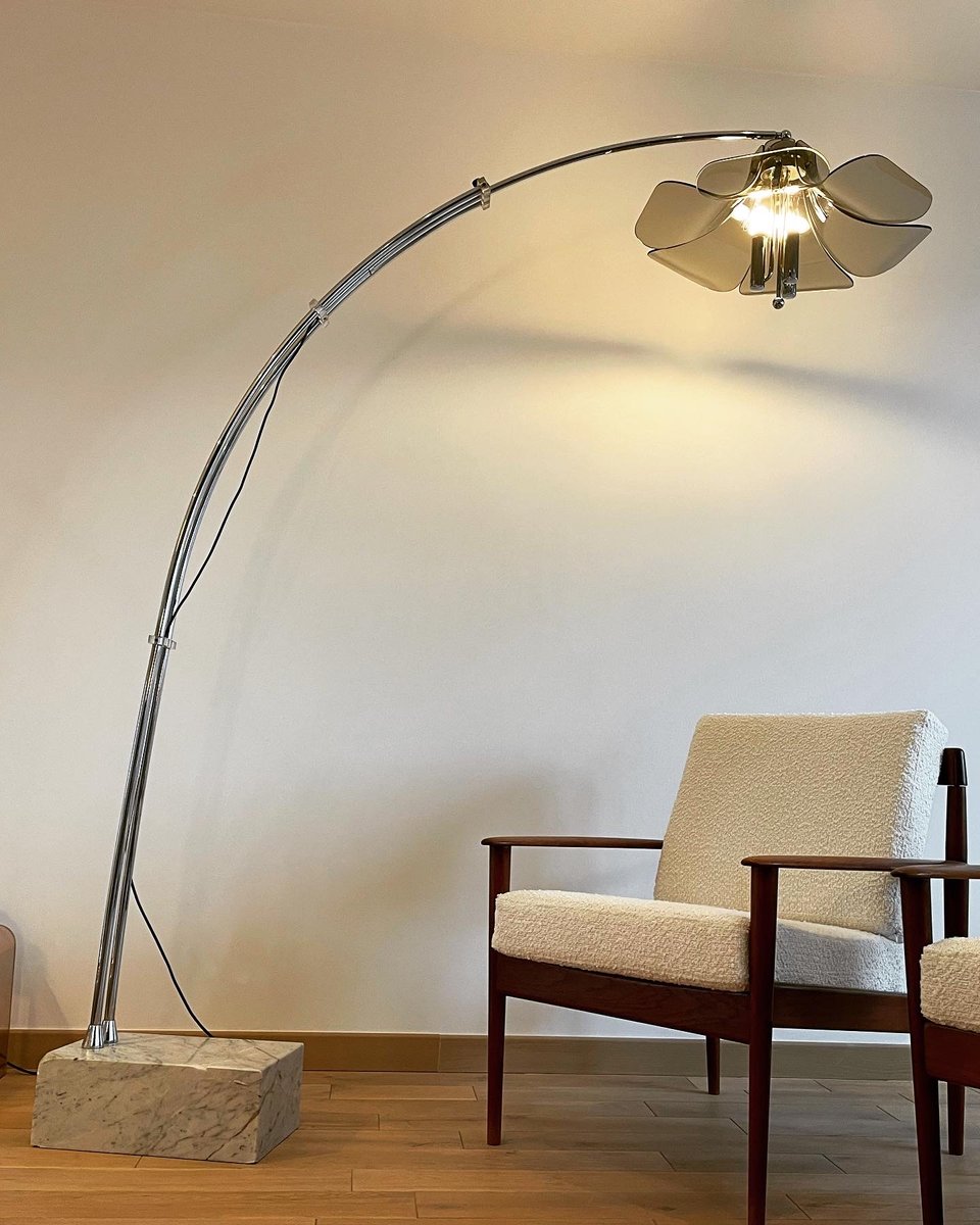 Adjustable Arc Lamp, Italy, 1960s