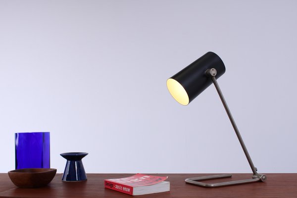 Adjustable Black Tube Metal Table Lamp by Hala Dbgma, 1950s-XT-1737271