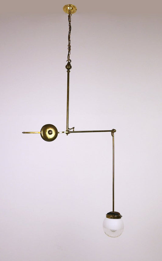 Adjustable Brass Dentist Lamp from Bland, UK, 1940s