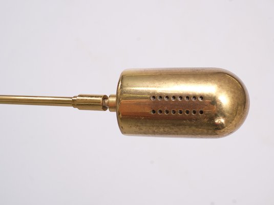 Adjustable Brass Floor Lamp, 1970s-GCG-1737128