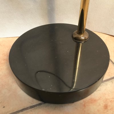 Adjustable Brass Floor Lamp on Granite Base, 1970s-WQQ-1326303