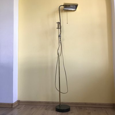 Adjustable Brass Floor Lamp on Granite Base, 1970s-WQQ-1326303