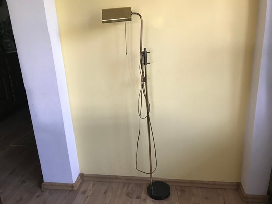 Adjustable Brass Floor Lamp on Granite Base, 1970s-WQQ-1326303