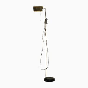 Adjustable Brass Floor Lamp on Granite Base, 1970s-WQQ-1326303