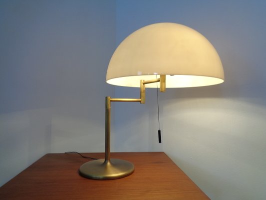 Adjustable Brass & Plastic Desk Lamp from Staff, 1960s-RDW-994872