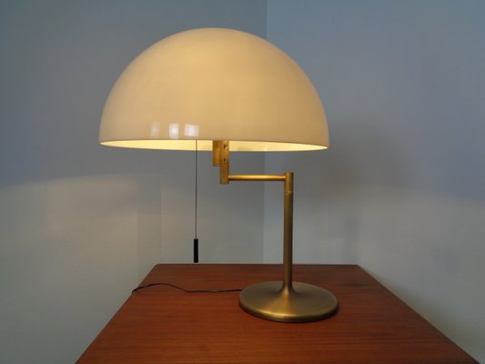 Adjustable Brass & Plastic Desk Lamp from Staff, 1960s-RDW-994872