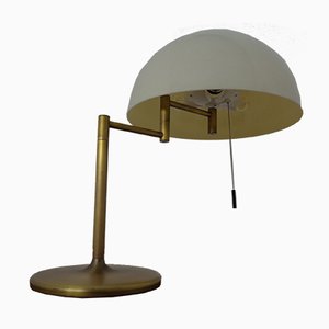 Adjustable Brass & Plastic Desk Lamp from Staff, 1960s-RDW-994872