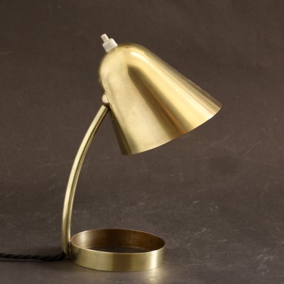 Adjustable Brass Table Lamp by Jacques Biny for Luminalité, 1950s-SY-906492