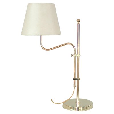 Adjustable Brass Table Lamp from Bergboms, Sweden, 1950s-OE-1290412