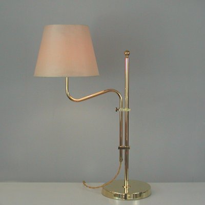 Adjustable Brass Table Lamp from Bergboms, Sweden, 1950s-OE-1290412