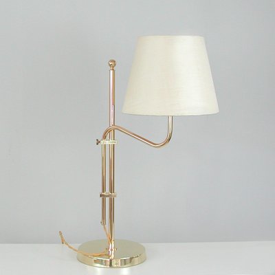 Adjustable Brass Table Lamp from Bergboms, Sweden, 1950s-OE-1290412