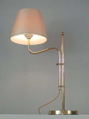 Adjustable Brass Table Lamp from Bergboms, Sweden, 1950s-OE-1290412