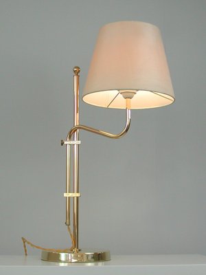 Adjustable Brass Table Lamp from Bergboms, Sweden, 1950s-OE-1290412