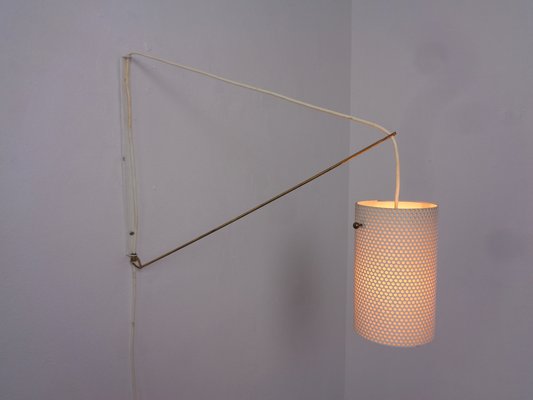 Adjustable Brass Wall Lamp, Italy, 1950s-RDW-1814630