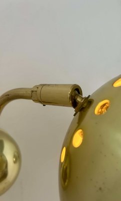 Adjustable Brass Wall Lights, Sweden, 1970, Set of 2-KAI-2035482