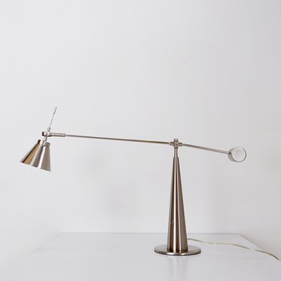 Adjustable Brushed Chrome Desk Lamp-NYF-2018916