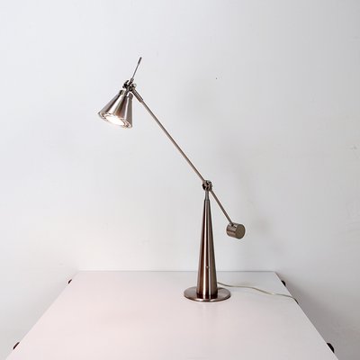 Adjustable Brushed Chrome Desk Lamp-NYF-2018916