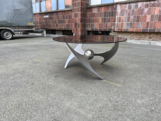 Adjustable Coffee Table by Luciano Campanini, 1970s-EBP-1384235