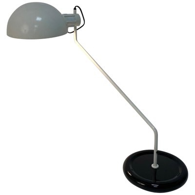 Adjustable Desk Lamp in White and Black from Guzzini, Italy, 1970s-JDR-1126233