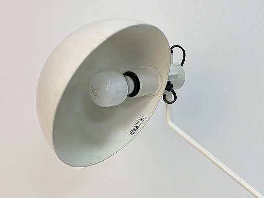 Adjustable Desk Lamp in White and Black from Guzzini, Italy, 1970s-JDR-1126233