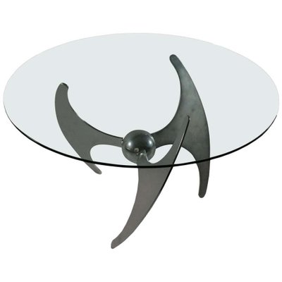 Adjustable Dining Table by Luciano Campanini for Cama, 1970s-KGD-767935