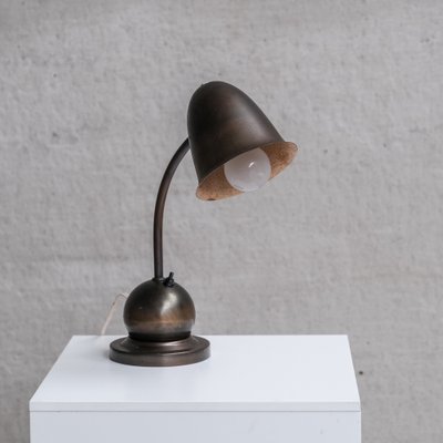 Adjustable Dutch Brass Table Lamp by W H Gispen for Daalderop-JRP-1811818