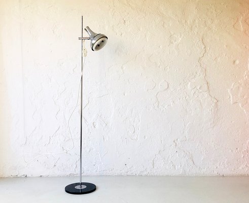 Adjustable Floor Lamp in Chrome and Plated Metal, 1970s-PW-1792442