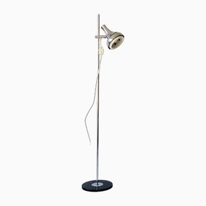 Adjustable Floor Lamp in Chrome and Plated Metal, 1970s-PW-1792442