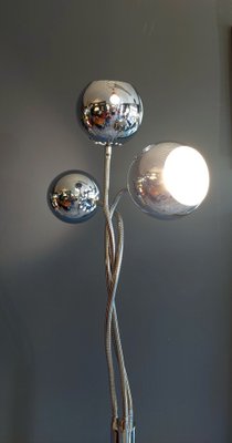 Adjustable Floor Lamp in Chromed Metal from Reggiani, Italy, 1970s-QZZ-1761583