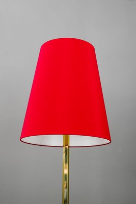 Adjustable Floor Lamp with Fabric Shade, 1950s-SPD-875748