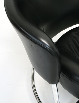 Adjustable Leather Girotonda Lounge Chair by Francesco Binfaré for Cassina, 1990s-SES-1311793