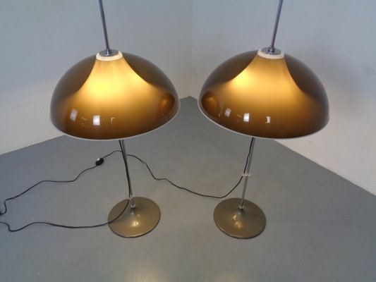 Adjustable Metal and Plastic Floor Lamps from Gepo, 1960s, Set of 2-RDW-902196