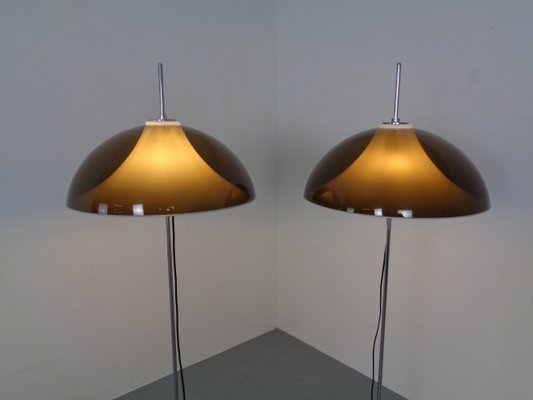 Adjustable Metal and Plastic Floor Lamps from Gepo, 1960s, Set of 2-RDW-902196