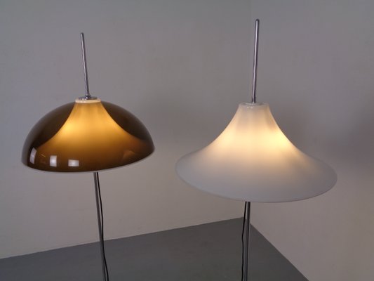 Adjustable Metal and Plastic Floor Lamps from Gepo, 1960s, Set of 2-RDW-902196