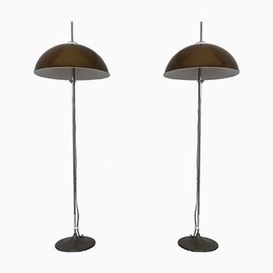 Adjustable Metal and Plastic Floor Lamps from Gepo, 1960s, Set of 2-RDW-902196