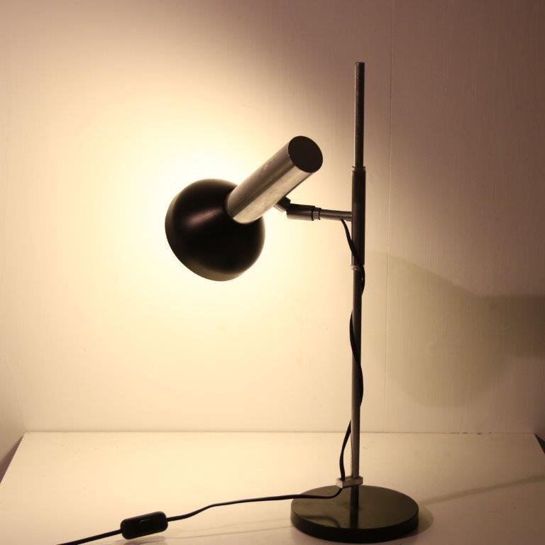 Adjustable Metal Desk Lamp, Netherlands, 1960s