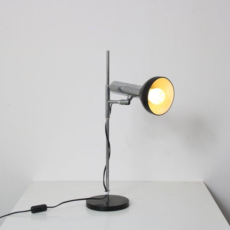 Adjustable Metal Desk Lamp, Netherlands, 1960s