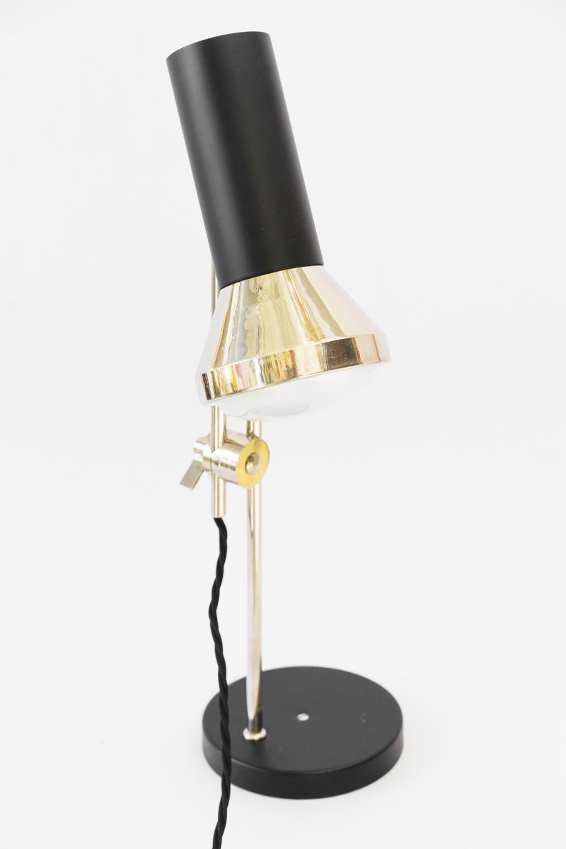 Adjustable Nickel Table Lamp, Vienna, 1960s