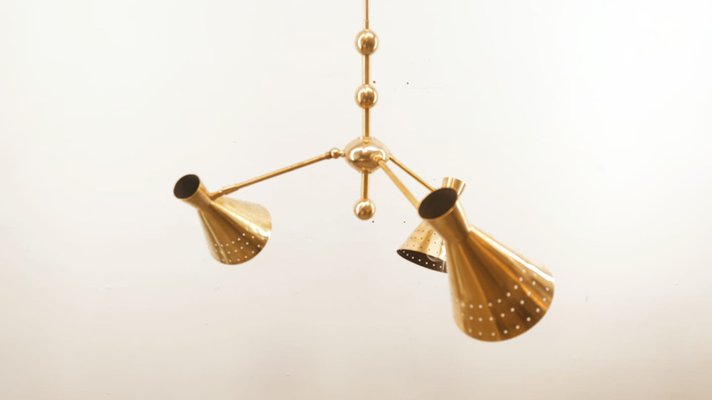 Adjustable Sputnik Lamp with Perforated Cones-QLH-980055