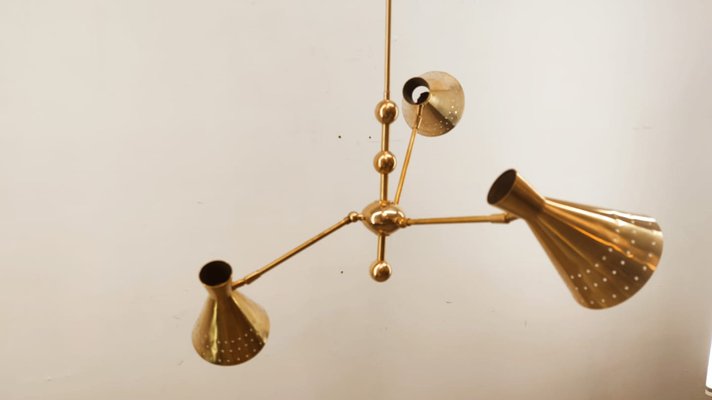 Adjustable Sputnik Lamp with Perforated Cones-QLH-980055