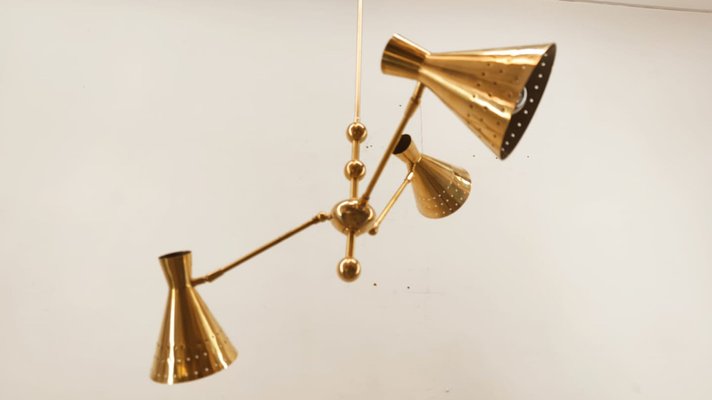 Adjustable Sputnik Lamp with Perforated Cones-QLH-980055