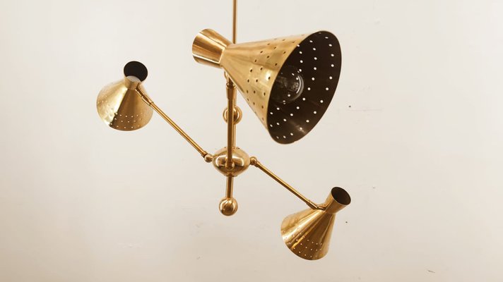 Adjustable Sputnik Lamp with Perforated Cones-QLH-980055