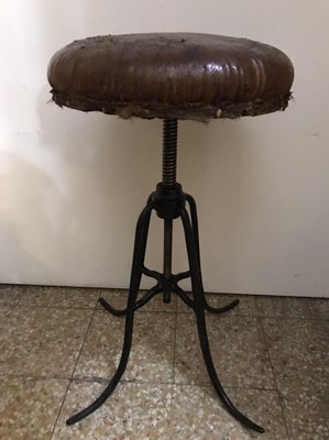 Adjustable Stool, 1920s-YVY-857924