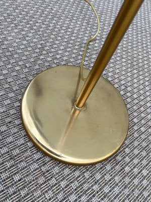 Adjustable Swing Arm Brass Floor Lamp from Holtkötter, 1970s-WZZ-1802319