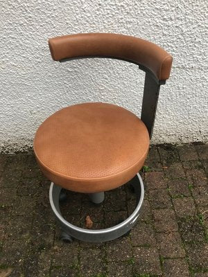 Adjustable Swivel Chair on Wheels from Siemens, 1960s-XQY-769616