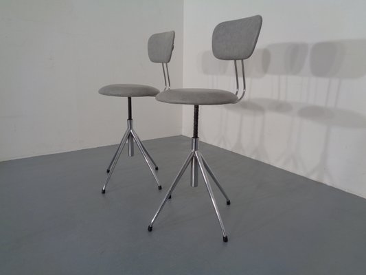 Adjustable Swivel Chairs, 1960s, Set of 2-RDW-789606